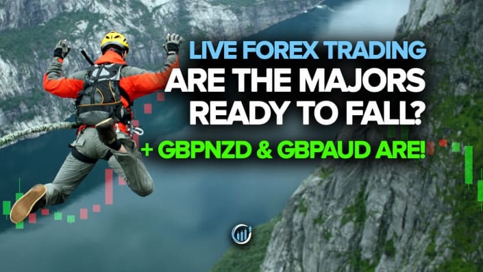 Live Forex Trading - Are the Majors Ready to Fall? GBPNZD and GBPAUD Are!