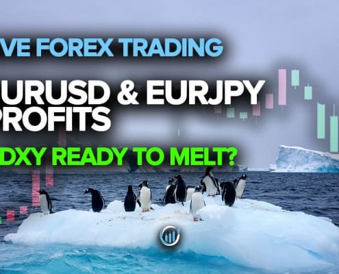 Live Forex Trading - EURUSD and EURJPY Profits + DXY Ready to Melt?