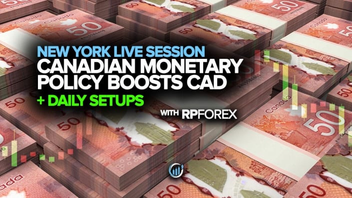Live Forex Trading - Canadian Monetary Policy Boosts CAD