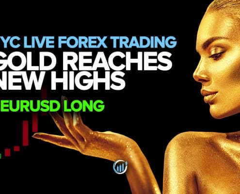 Live Forex Trading - Gold Reaches Historic High + EURUSD Long