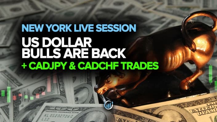 Live Forex Trading - US Dollar Bulls Are Back? + CADJPY and CADCHF Trades