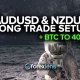 AUDUSD and NZDUSD Long Trade Setups + BTC to 40,000