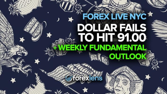 Dollar Fails to Hit 91.00 + Weekly Fundamental Outlook
