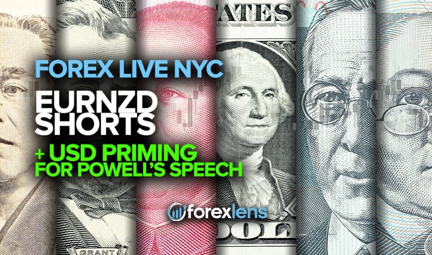 EURNZD Shorts + USD Priming For Powell's Speech