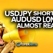 USDJPY Shorts and AUDUSD Longs Almost Ready