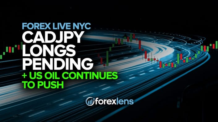 CADJPY Longs Pending + US Oil Continues to Push