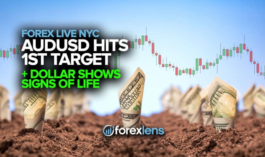 AUDUSD Hits Target 1 + Dollar Shows Signs of Life