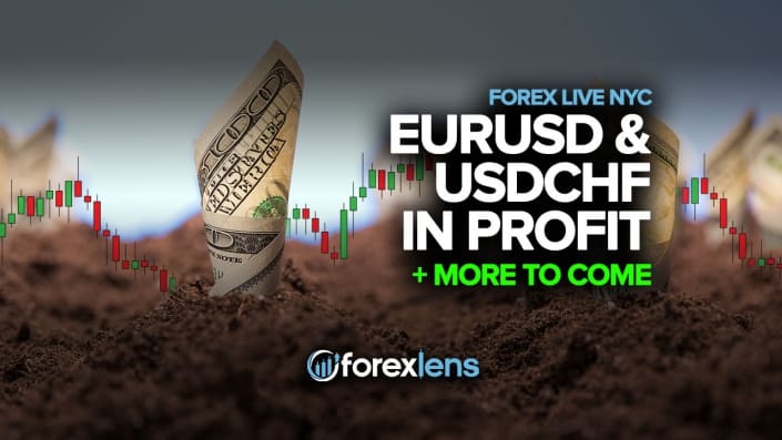 EURUSD & USDCHF in Profit + More to Come