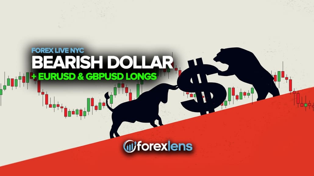 Bearish Dollar + EURUSD and GBPUSD Longs