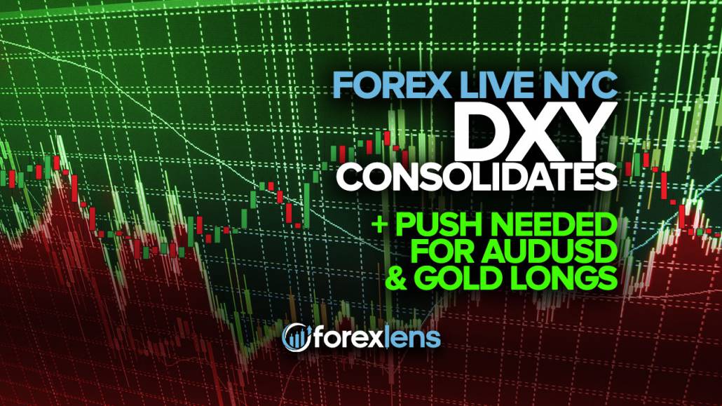 DXY Consolidates, Push Needed for AUDUSD and Gold Longs