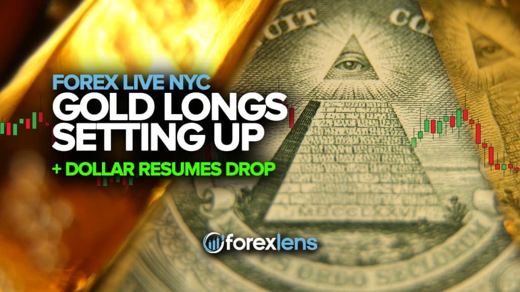 Gold Longs Setting up as Dollar Resumes Drop