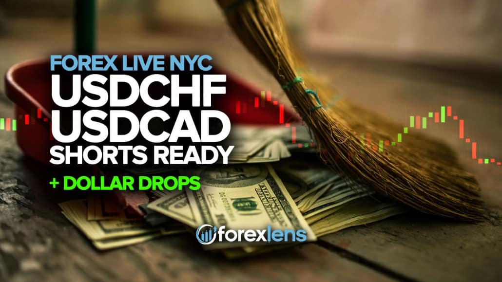 USDCHF and USDCAD Shorts Ready as Dollar Drops