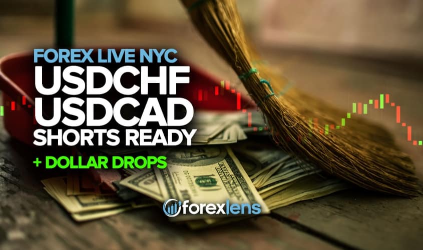 USDCHF and USDCAD Shorts Ready as Dollar Drops