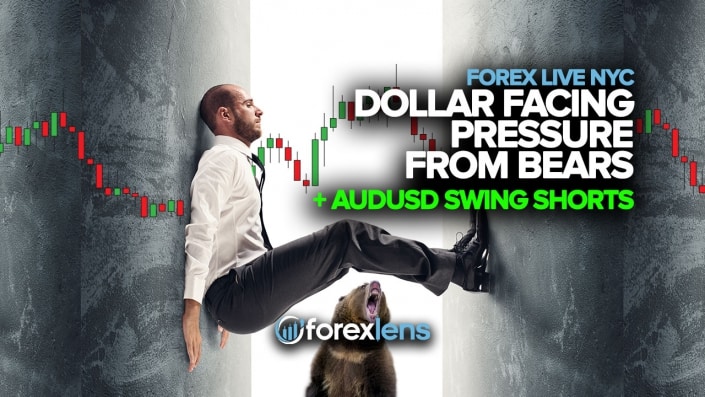 Dollar Facing Pressure From Bears + AUDUSD Swing Shorts