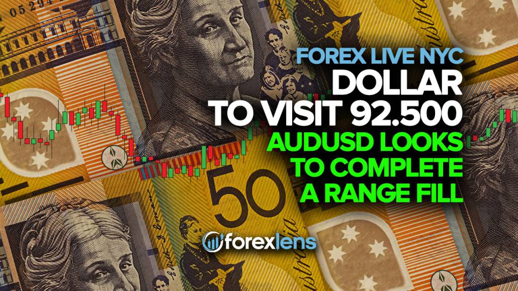Dollar to Visit 92.500, AUDUSD Looks to Complete a Range Fill