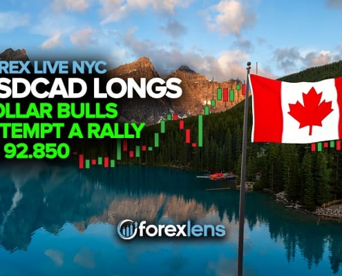 USDCAD Longs as Dollar Bulls Attempt a Rally at 92.850
