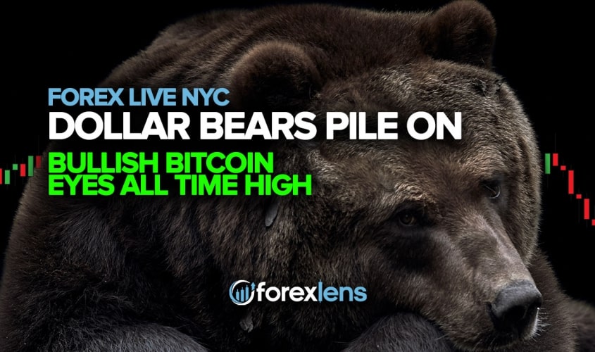 Dollar Bears Pile on as Bullish Bitcoin Eyes All Time High