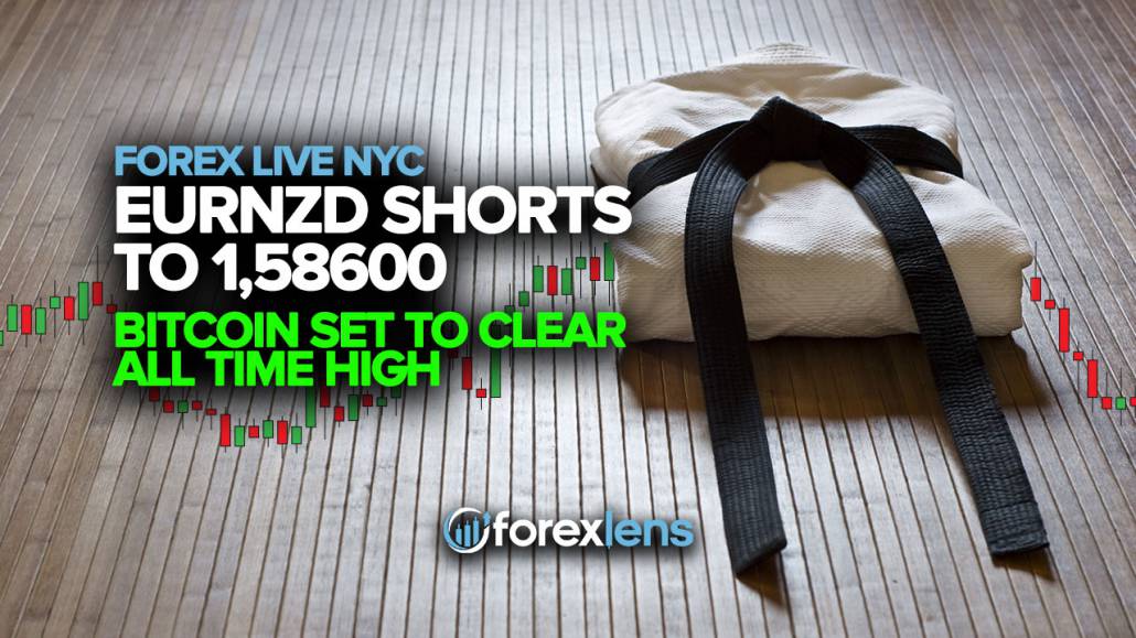EURNZD Shorts to 1,58600 + Bitcoin Set to Clear All Time High