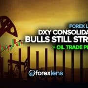 Consolidation de DXY, Bulls toujours forts + Commerce de pétrole en attente