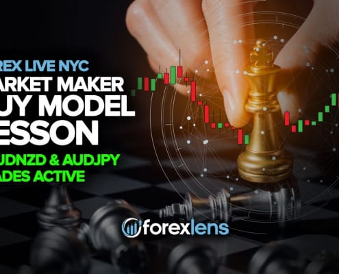 Market Maker Buy Model Lesson + AUDNZD & AUDJPY trades active