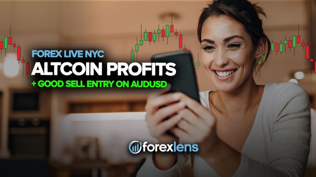 Altcoin Profits + Good Sell Entry on AUDUSD